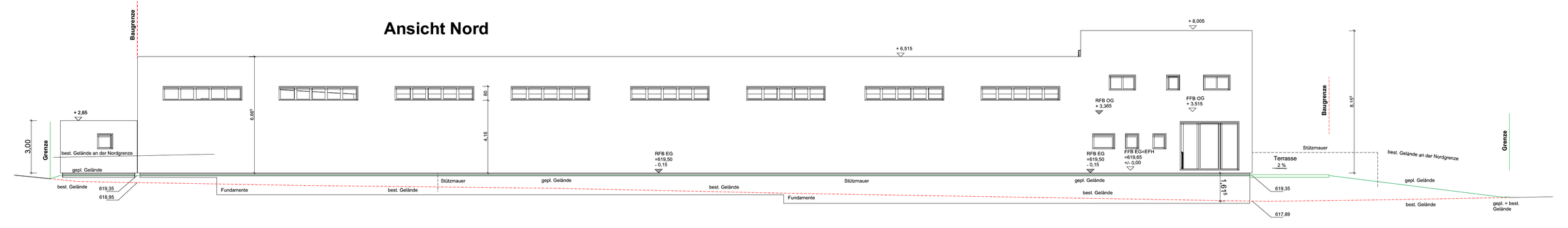 Gewerbepark 3, Ansicht Nord